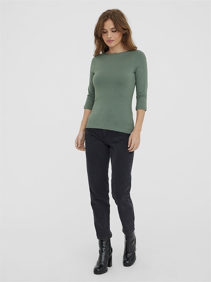 

Лонгслив Vero Moda, зеленый