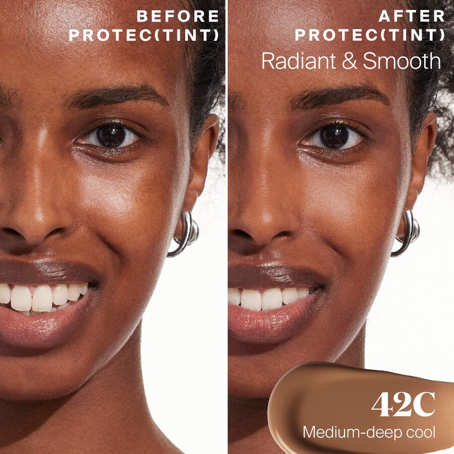 Крем для лица SPF50 SUPERGOOP! Protec(tint) Daily Tint Солнцезащитный тонирующий для кожи с эктоином, /, 42C — фото 4
