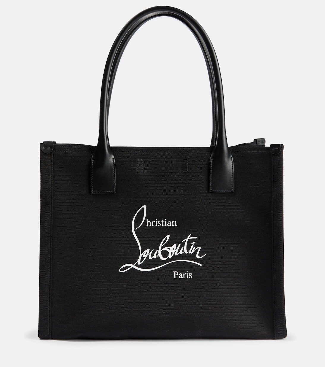 

Большая холщовая сумка-тоут nastroloubi Christian Louboutin, черный