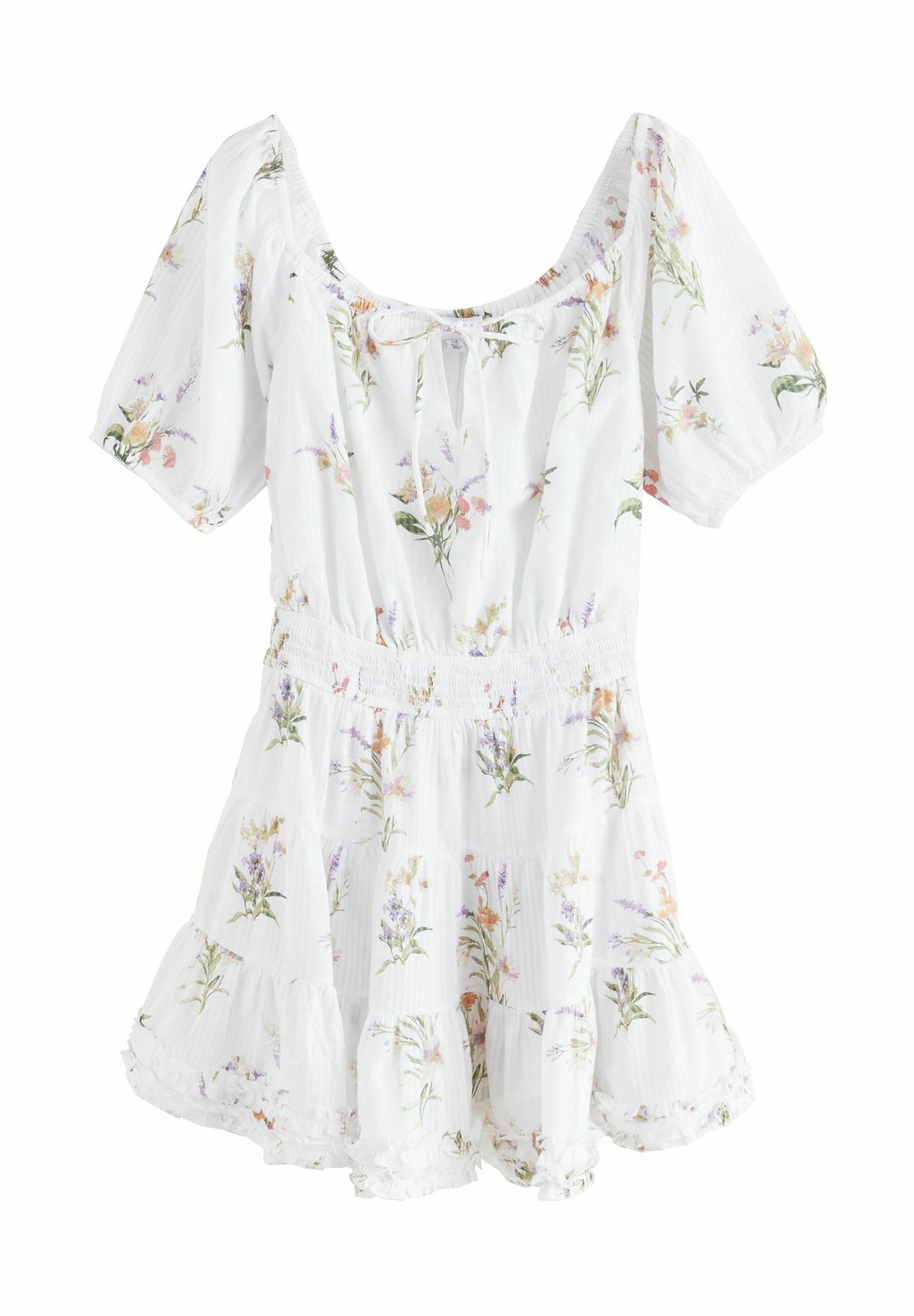 

Повседневное платье REGULAR FIT - TEXTURED OFF SHOULDER Next, белый