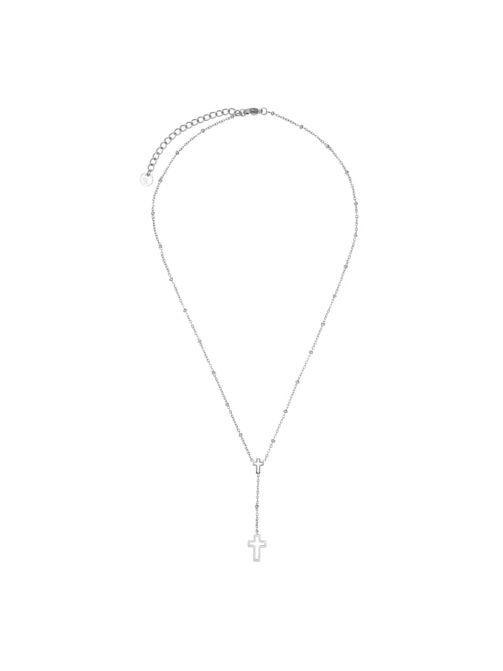 

Steel_Art Женское колье «Умбра», серебристое, полированное серебро