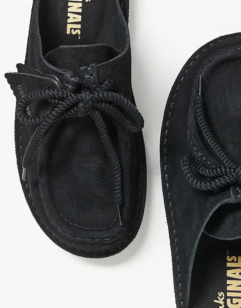 Мюли Clarks Originals Desert Nomad черного цвета — фото 3
