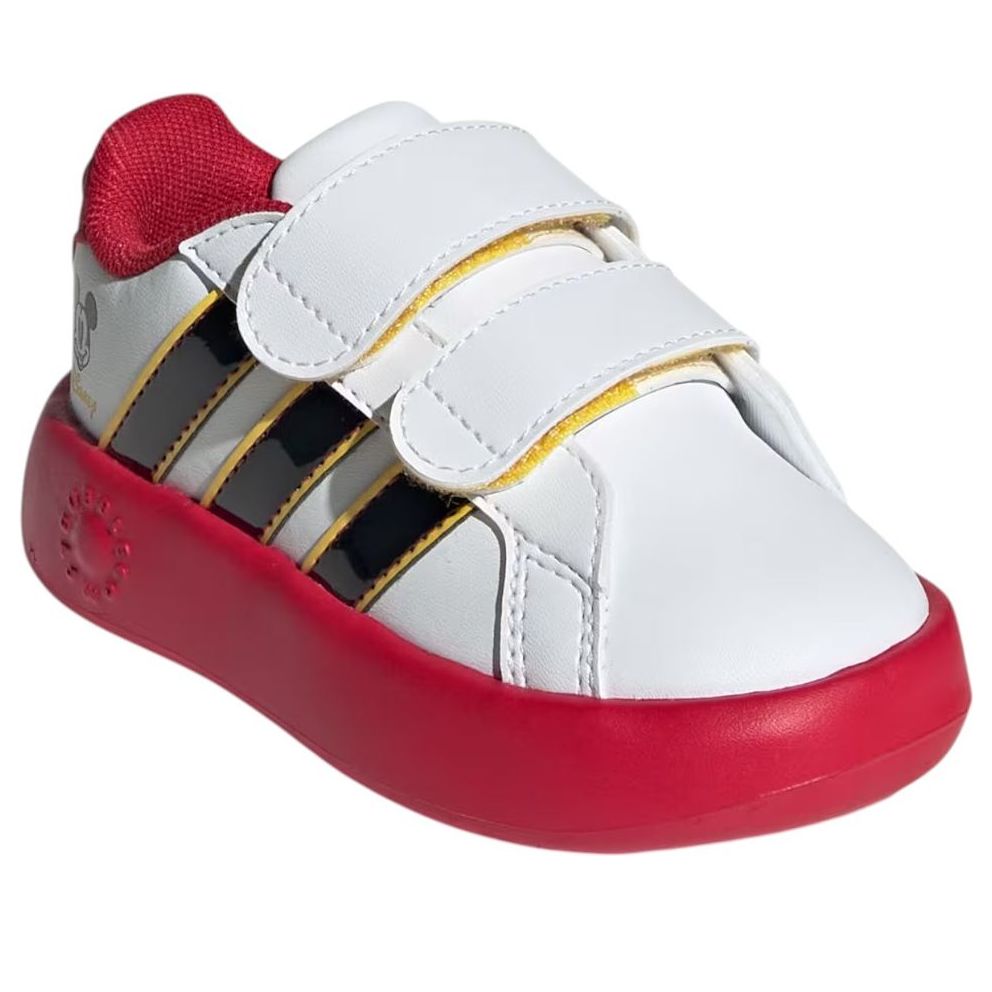 (TD) Adidas x Disney Mickey Mouse Grand Court 'Cloud White Black' — фото 4
