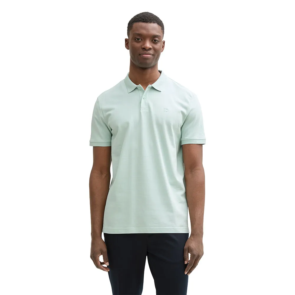 

Поло с коротким рукавом Tom Tailor Basic, зеленый