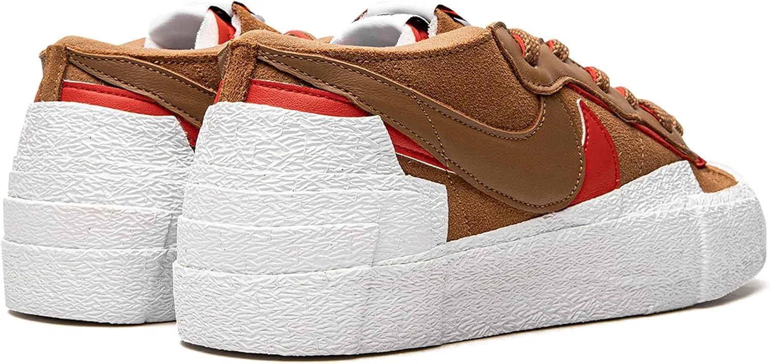 Мужские кроссовки Nike Blazer Low/Sacai DD1877, Light Brown, White — фото 3