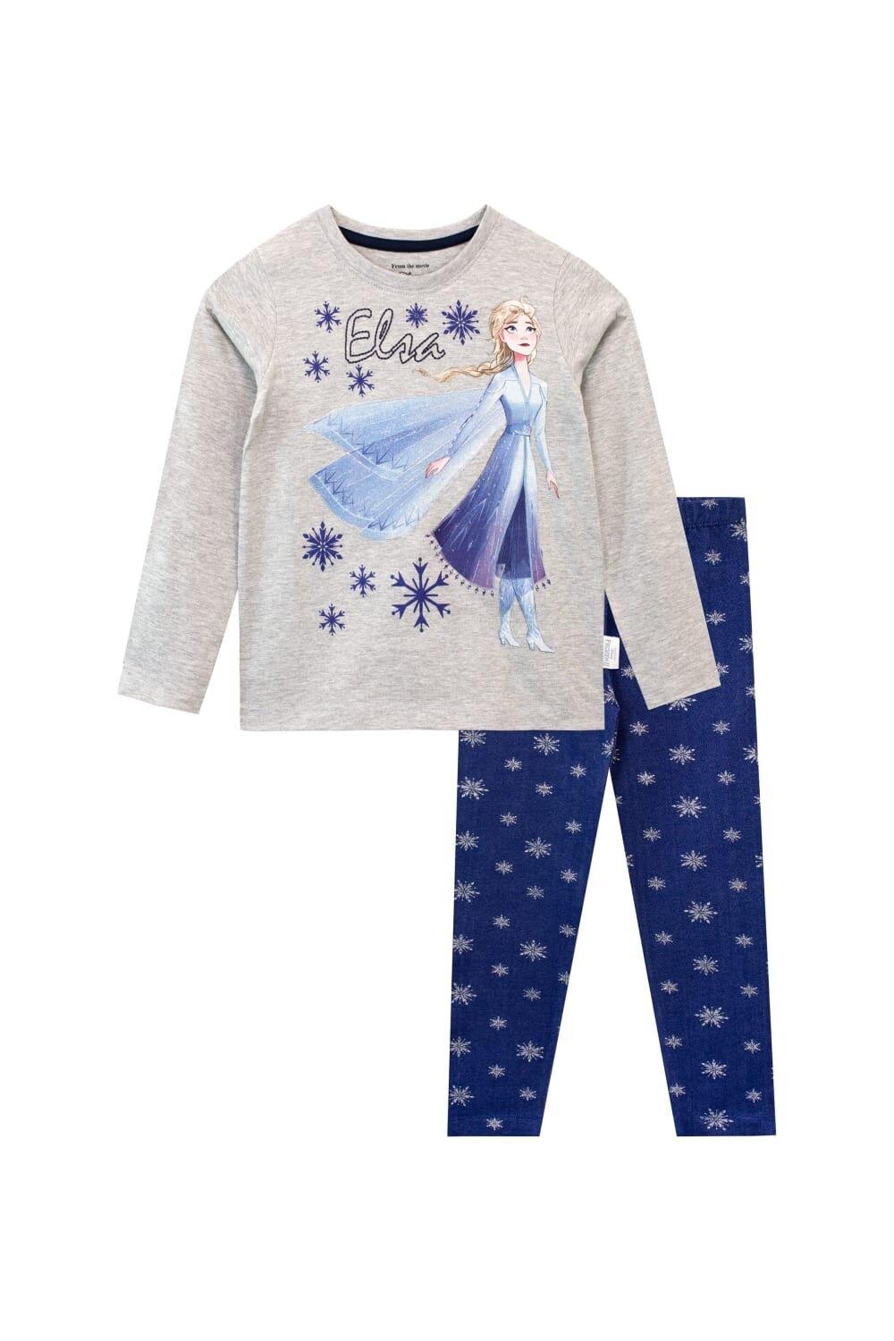 

Комплект из топа и леггинсов Frozen Elsa Snowflake Disney, серый