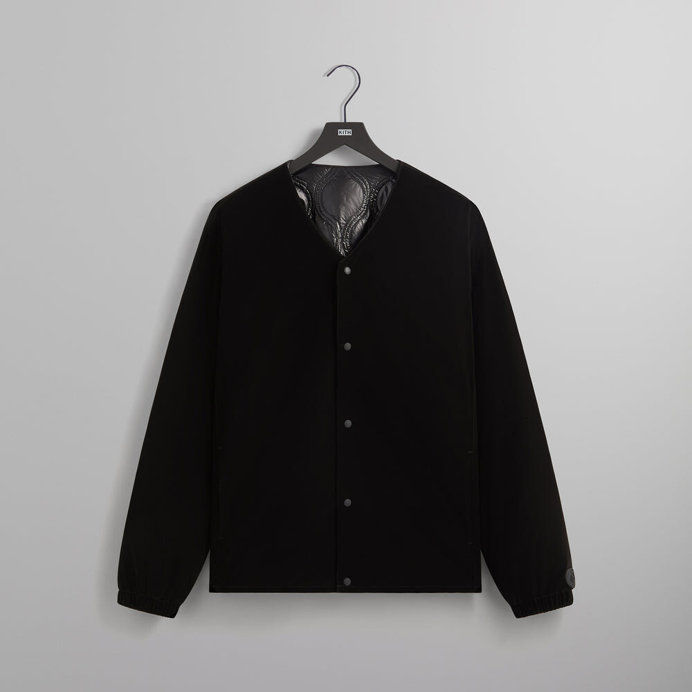 

Куртка Kith Sueded Tech Winfield Quilted Liner, черный