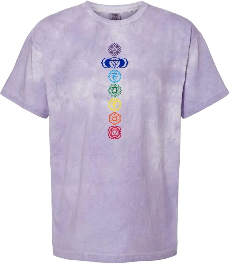 

Футболка мужская Yoga Clothing For You с принтом 7 чакр