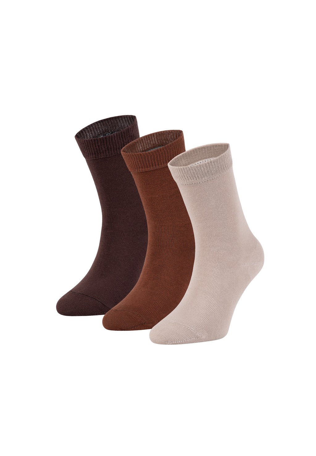 

Носки 3 PACK Zooksy, цвет beige, red, brown