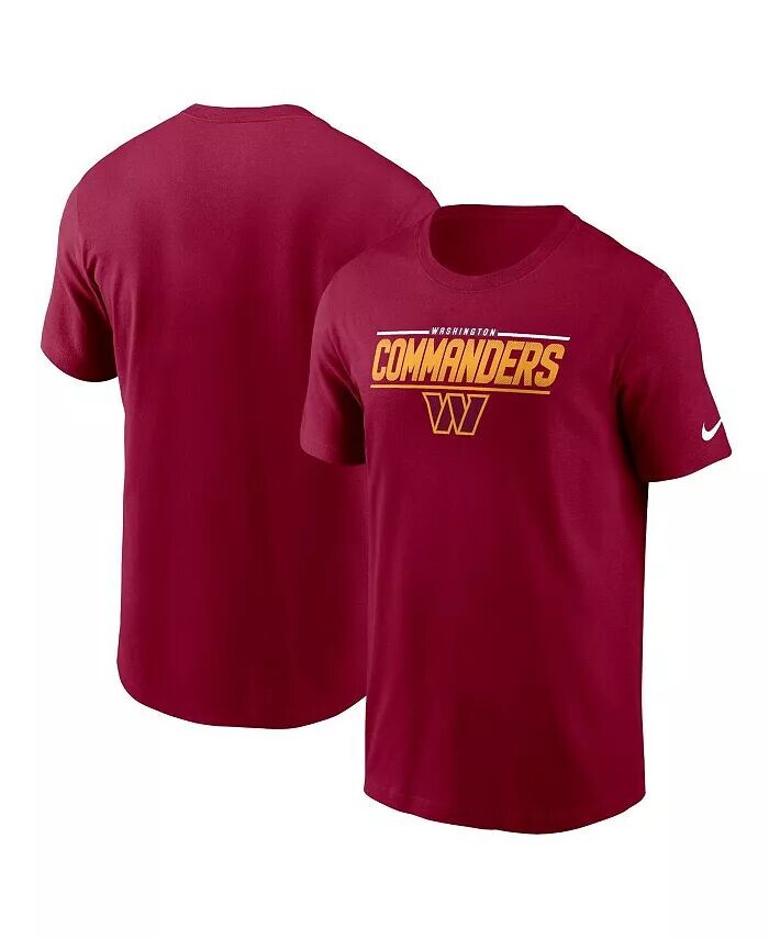 

Мужская бордовая футболка Washington Commanders Muscle Nike