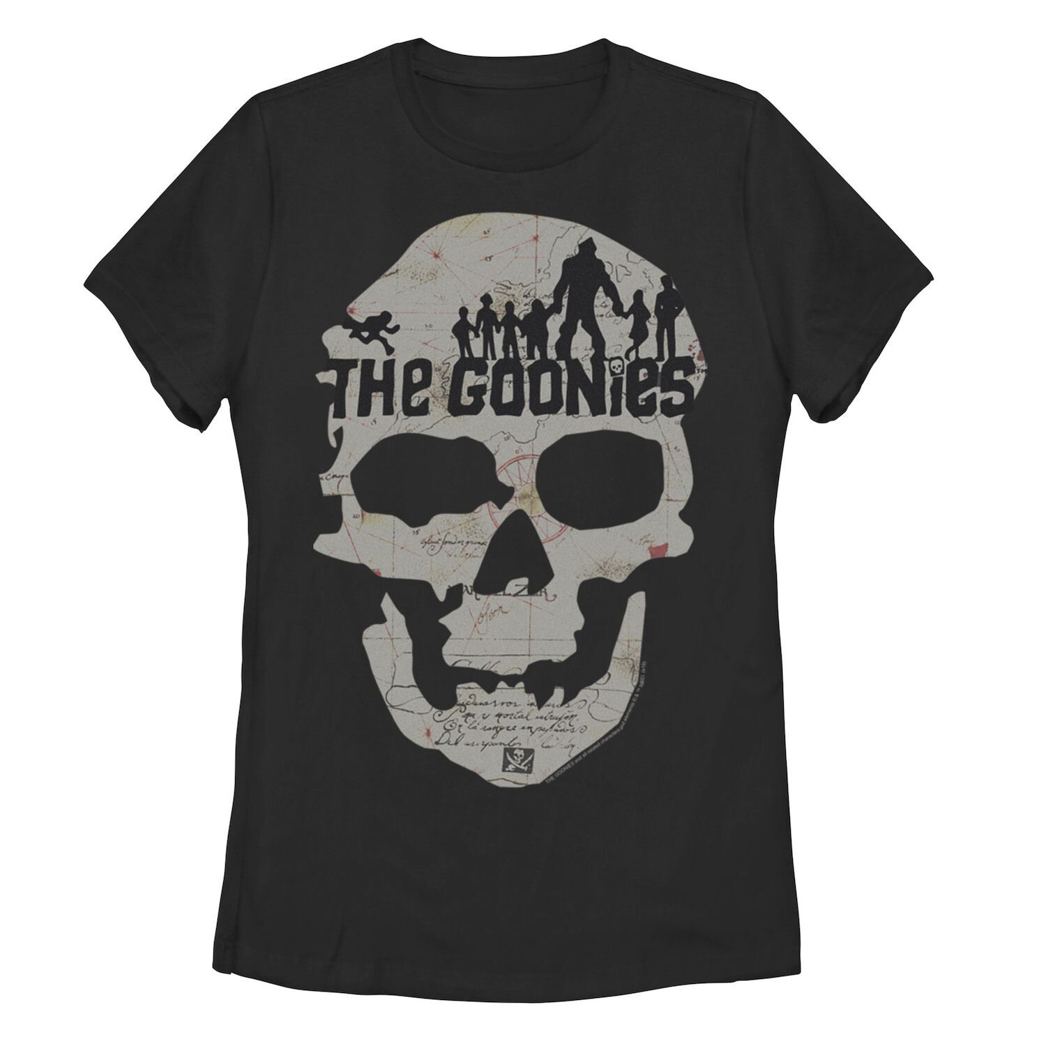 

Футболка с изображением скелета и карты юниоров The Goonies Muscle Tee Licensed Character