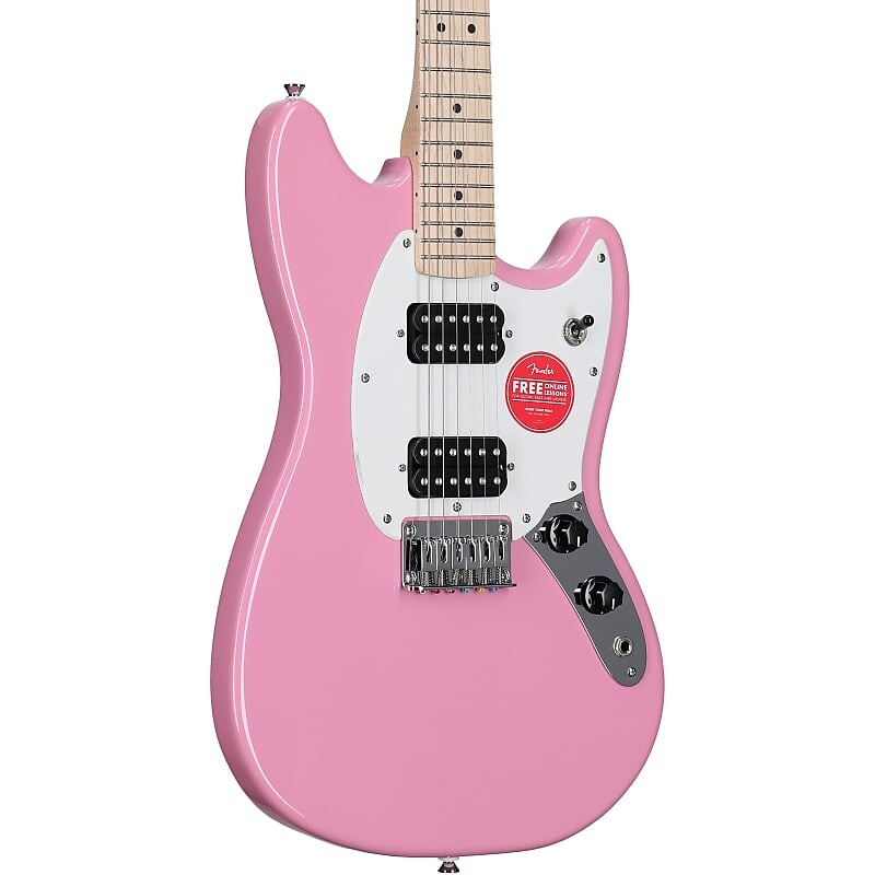 

Электрогитара Squier Sonic Mustang HH Electric Guitar, Maple Fingerboard, Flash Pink