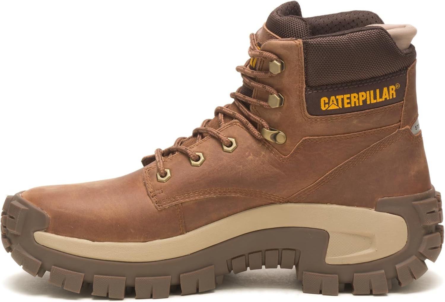 Мужские ботинки CAT Footwear Invader Hi с стальным носком, Mushroom — фото 4
