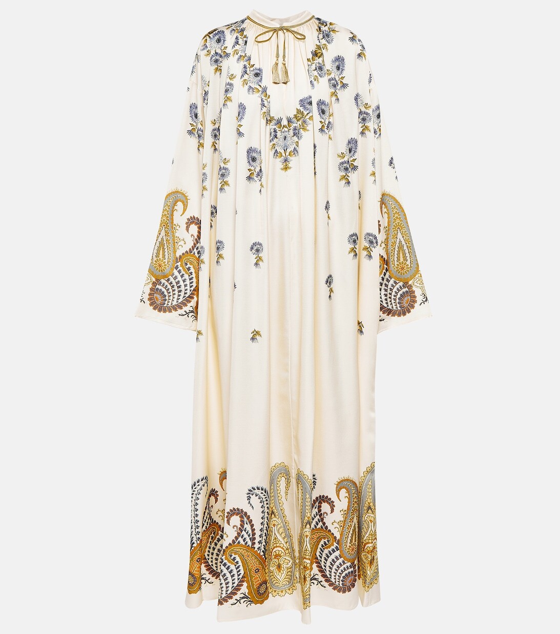 

Кафтан с узором пейсли ETRO, белый