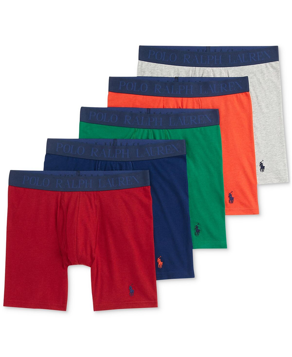 

Мужские трусы-боксеры из смесового хлопка, 5 шт. Polo Ralph Lauren