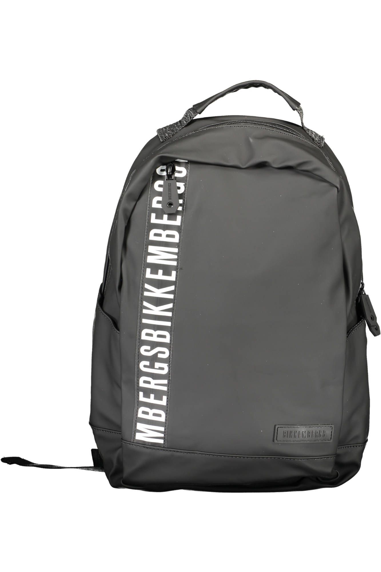 

Черный полиуретановый мужской рюкзак Bikkembergs