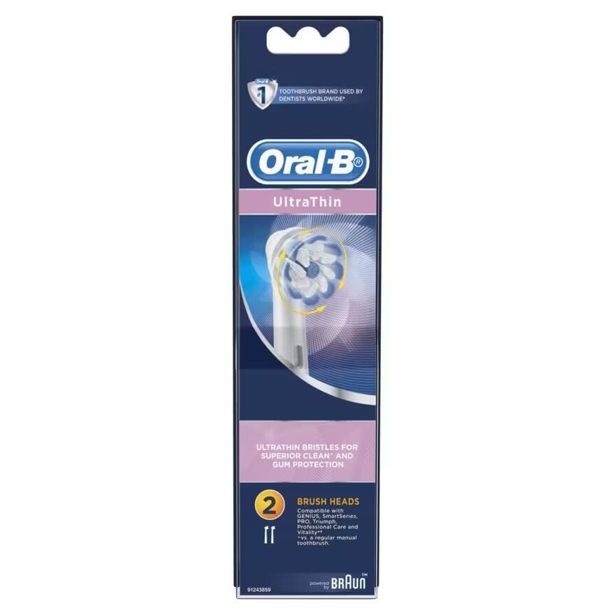 

Oral B Ультратонкая электрическая зубная щетка Oral-B (EB60), сменный блок, 2 дюйма, White