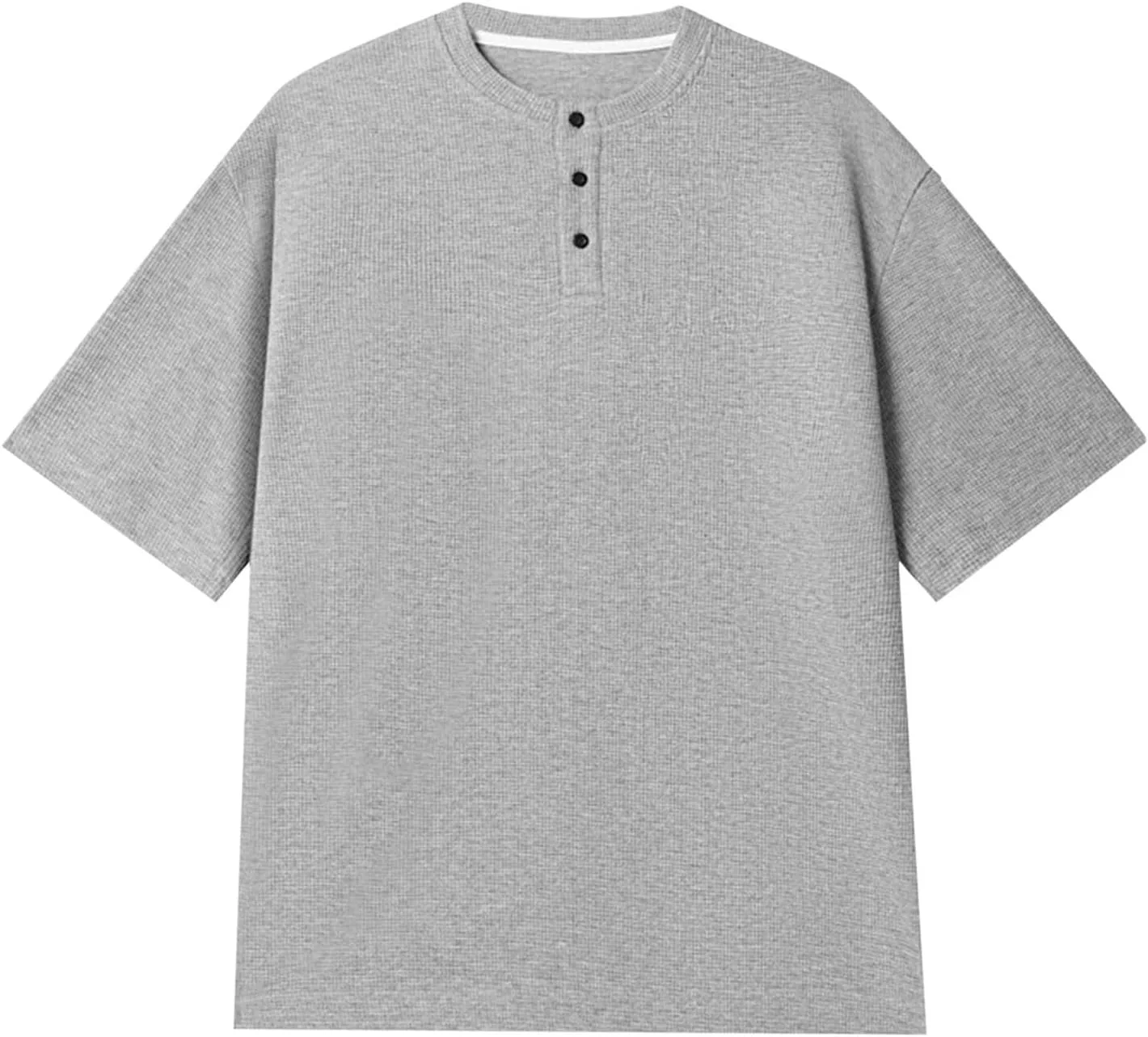 

Мужская футболка Oversized Casual с пуговицами TXGMNA
