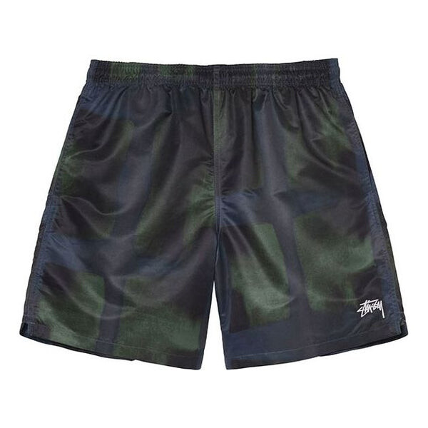 

Шорты dyed plaid water short 'green' Stussy, зеленый