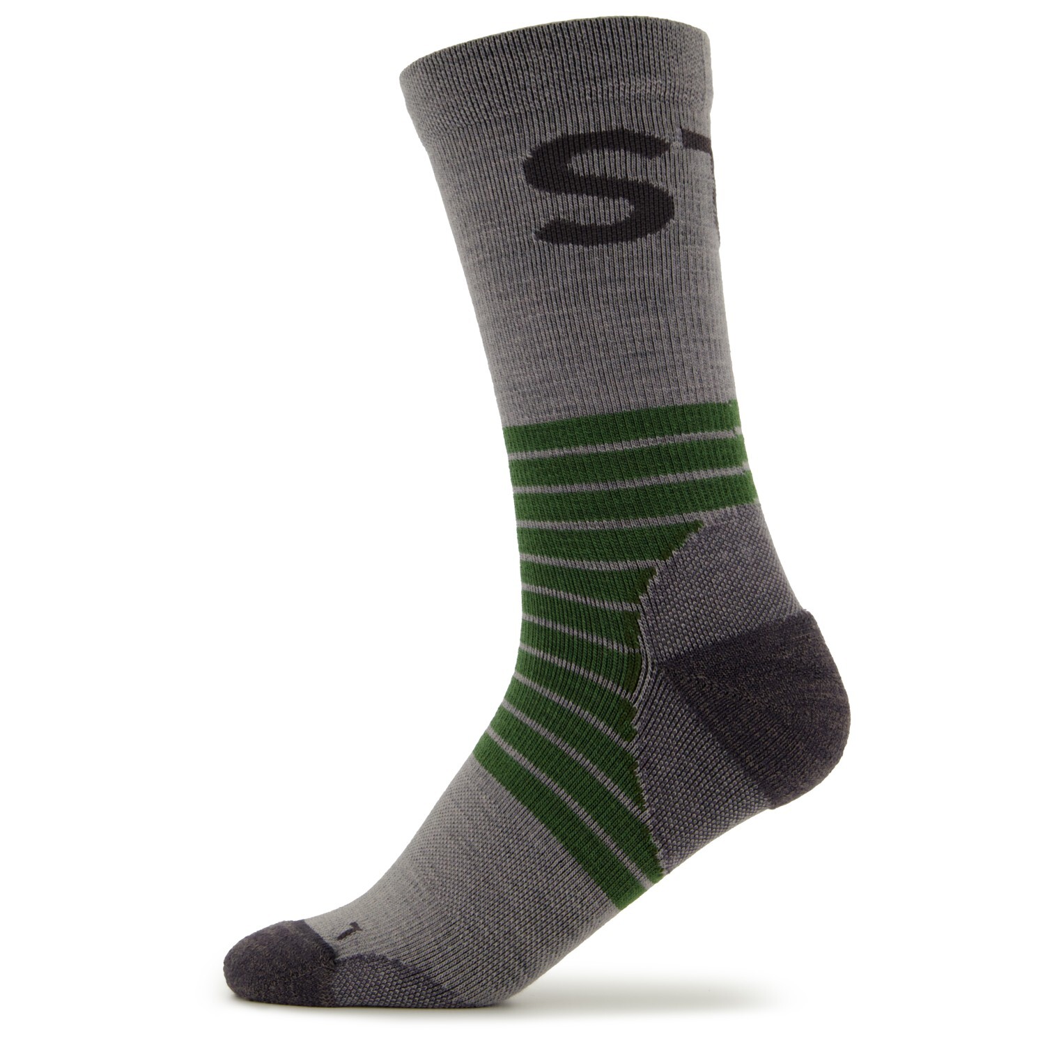 

Велосипедные носки Stoic Merino MTB Socks, цвет Fossil/Green