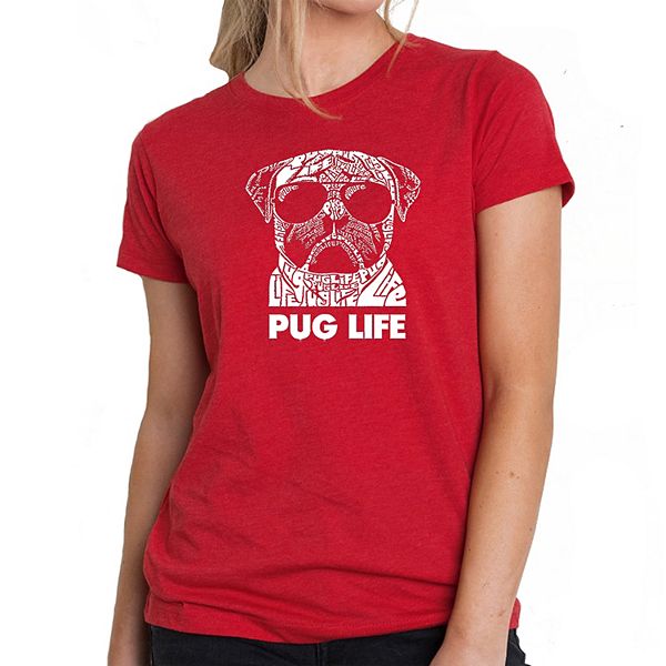 

Футболка Pug life с принтом La Pop Art, Red, Красный, Футболка Pug life с принтом La Pop Art, Red