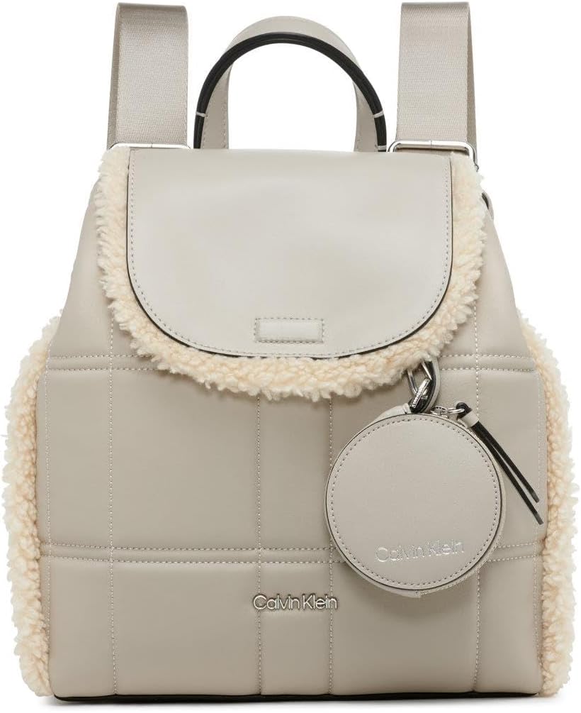 

Женский рюкзак Calvin Klein Millie Novelty, цвет: бежевый/слоновая кость, один размер, Fawn/Ivory