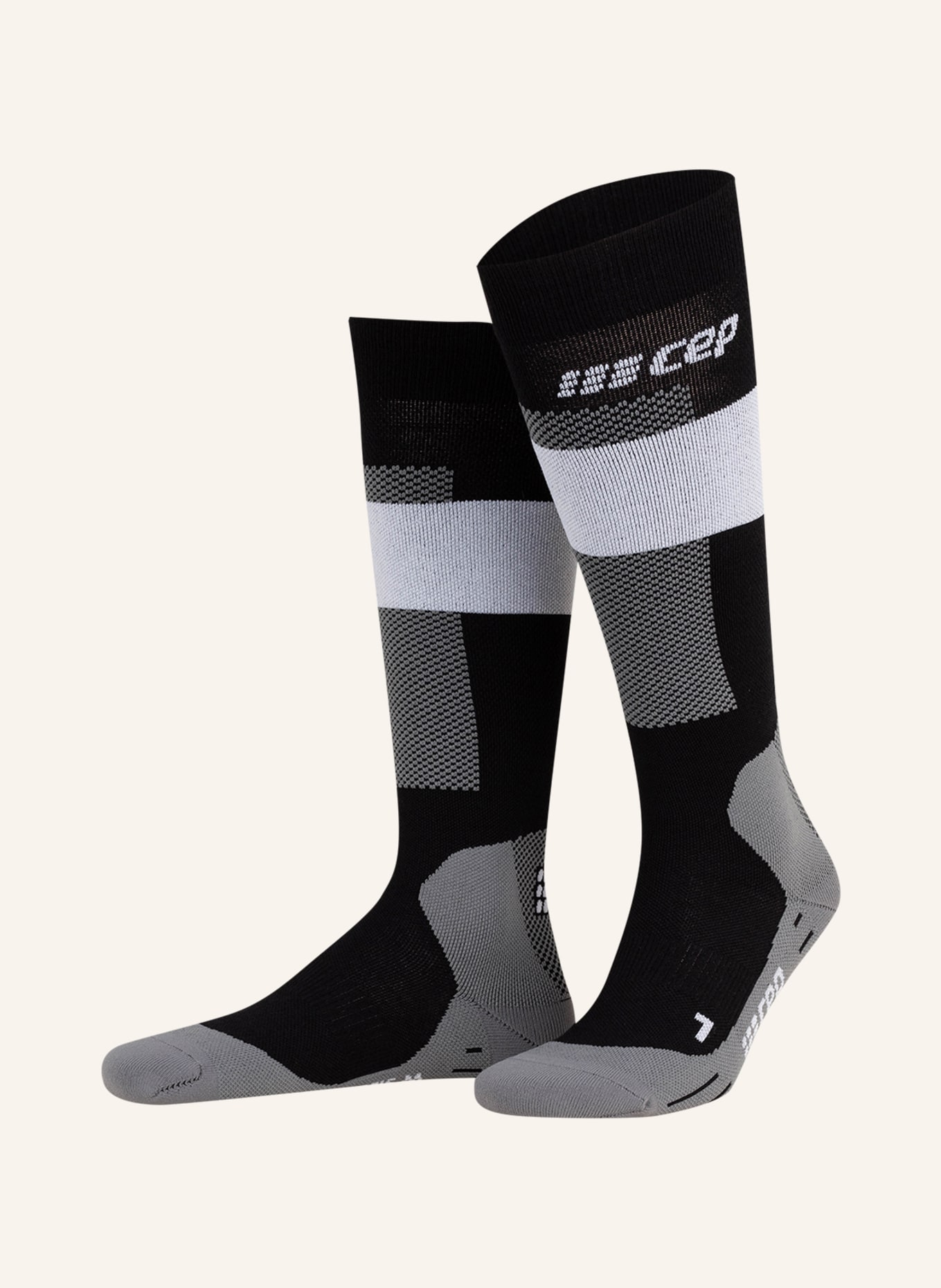 

Лыжные носки merino compression из шерсти мериноса cep, серый