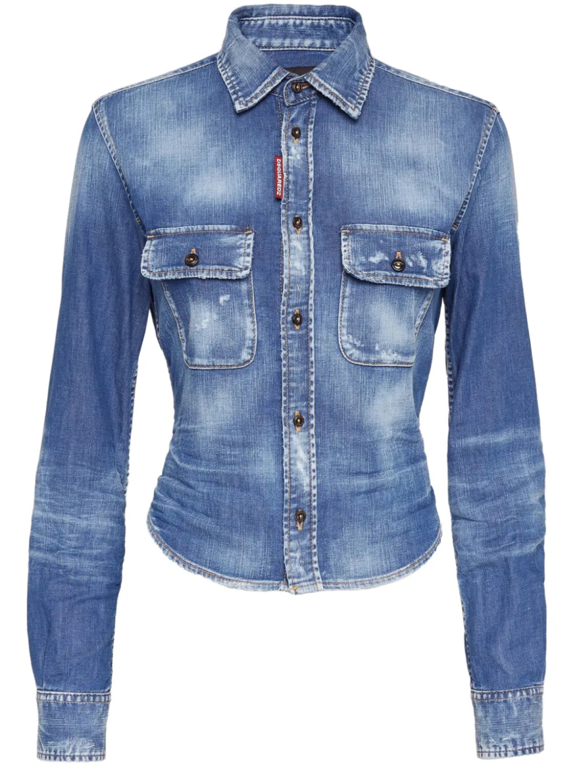 

DSQUARED2 джинсовая рубашка, синий
