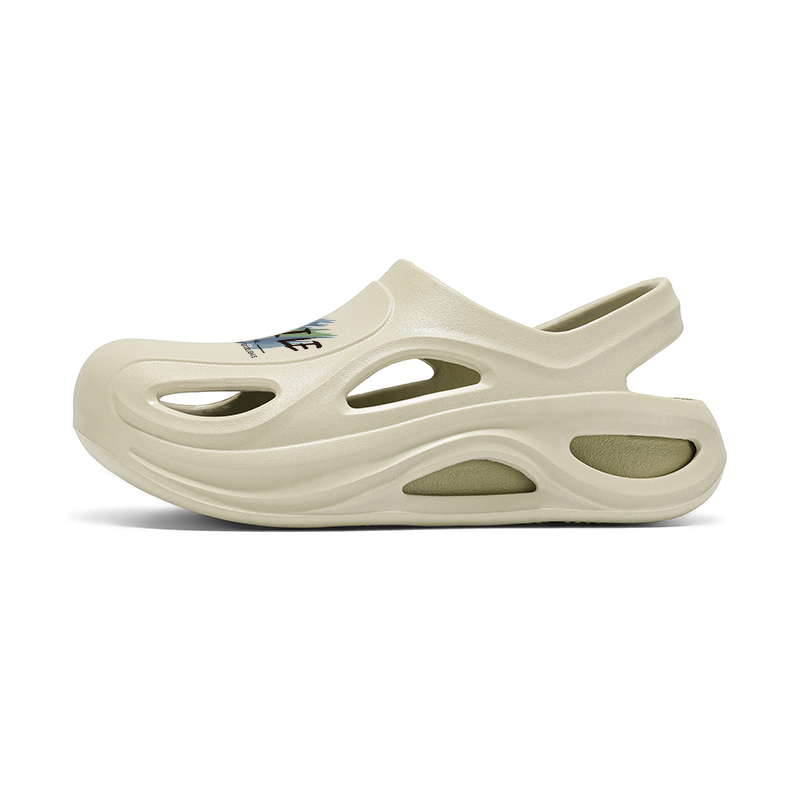 

Сандалии детские с низким верхом, амортизирующие, устойчивые к истиранию, дышащие и противоскользящие ZHULE, бежевый/зеленый