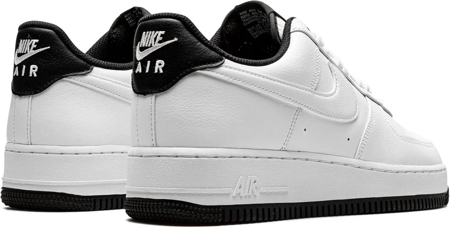 Кроссовки Nike Air Force 1 '07, белый/белый/черный — фото 3