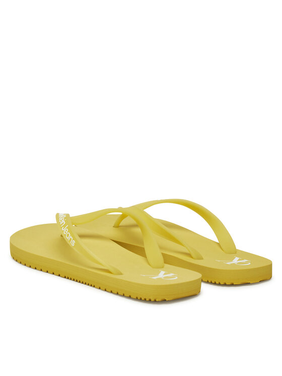 Шлепанцы Beach Sandal Transparent Tpu YW0YW01829 Calvin Klein Jeans, желтый — фото 3