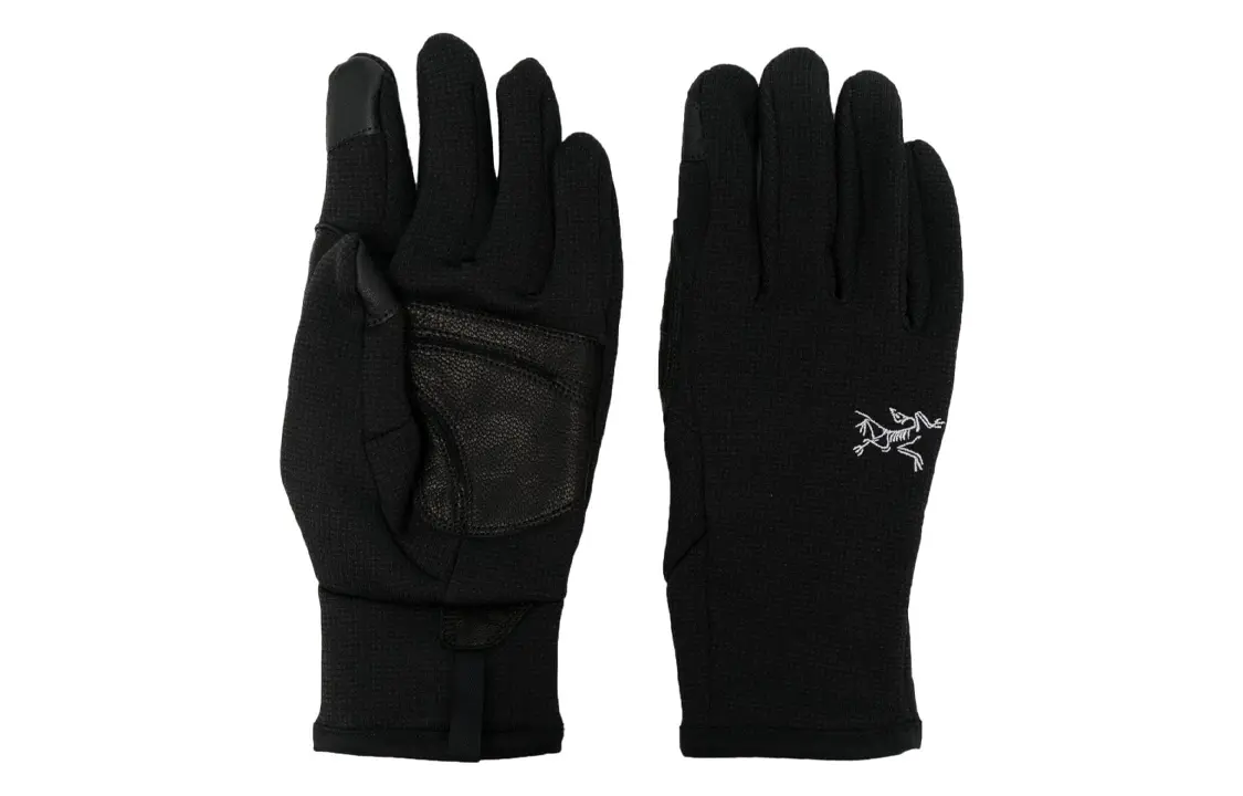 

Перчатки мужские черные Arcteryx из полиэстера и эластана