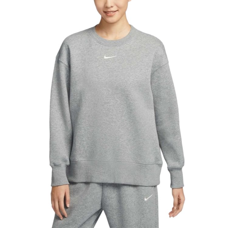 Спортивный свитшот Phoenix Fleece Nike, серый — фото 3
