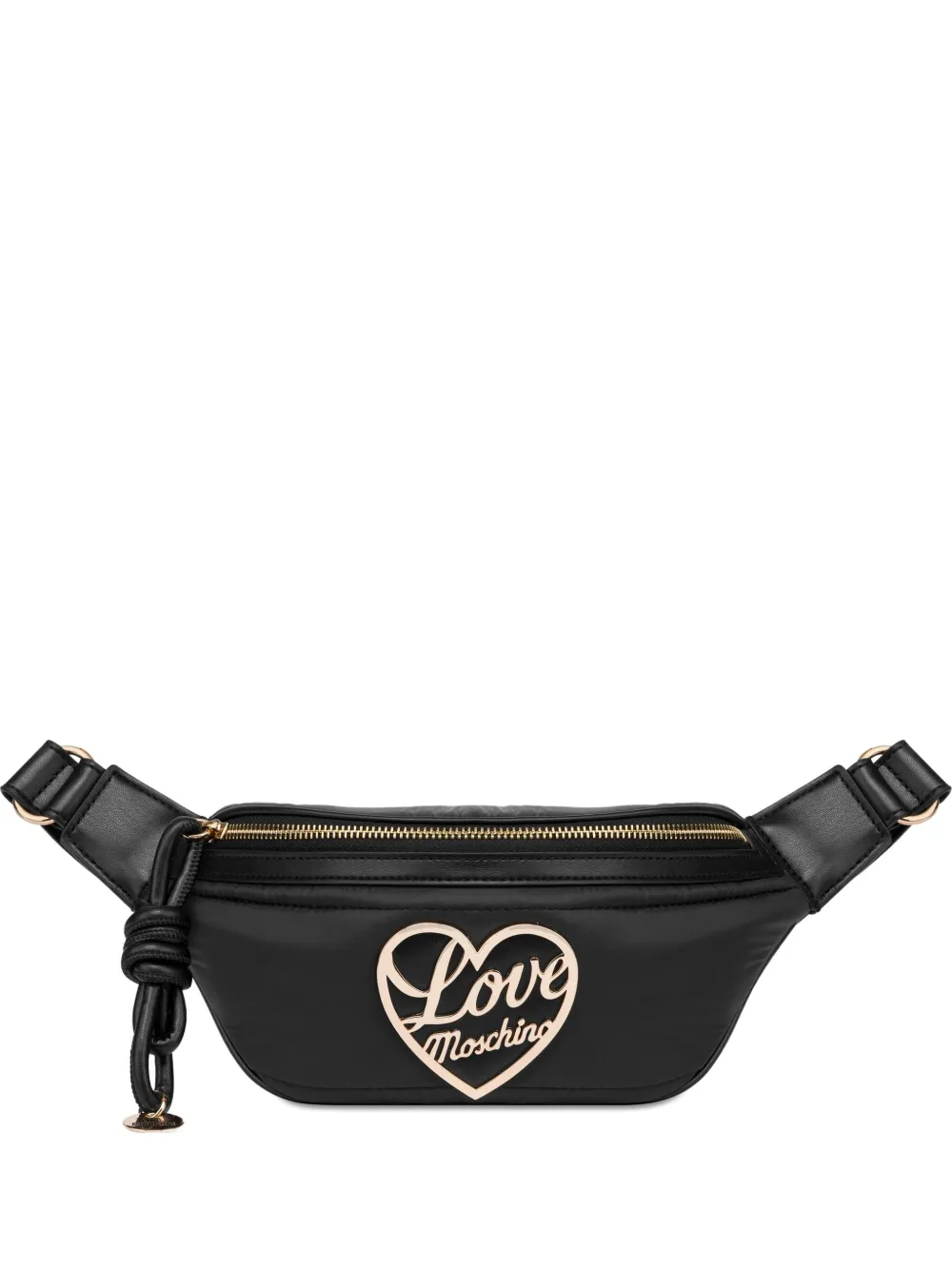 

Поясная сумка с логотипом Love Moschino, черный