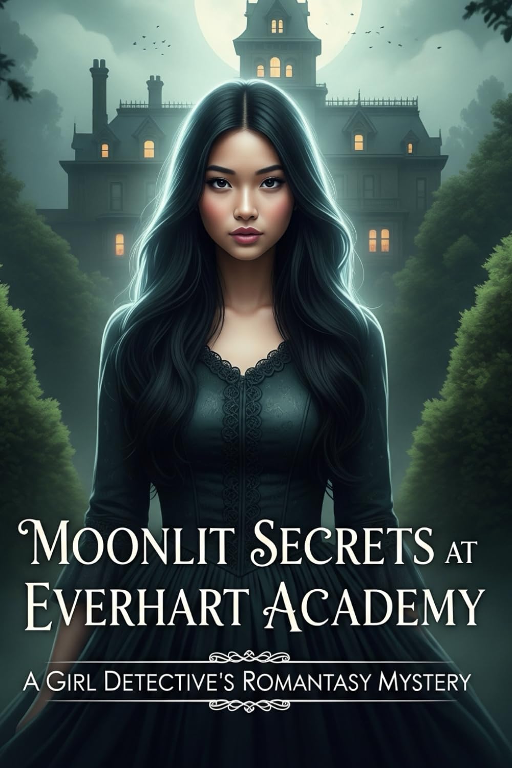 

Moonlit Secrets at Everhart Academy: A Girl Detective’s Romantasy Mystery (Independently published)