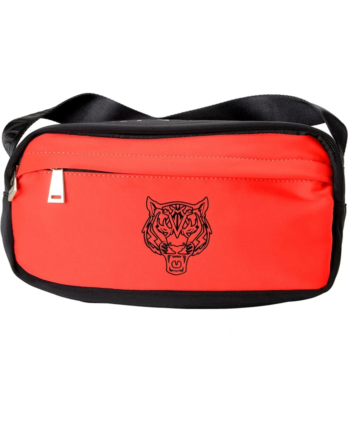 

Спортивная поясная сумка Plein aips805 Plein Sport, красный