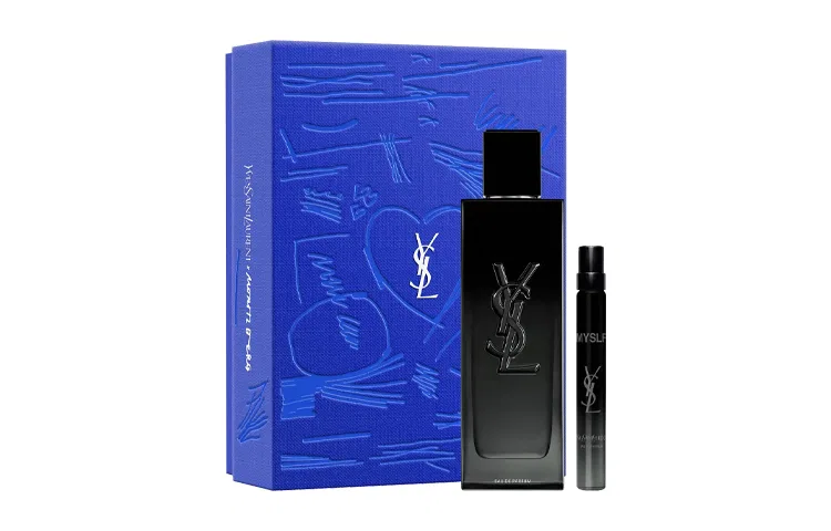 Набор парфюма SAINT LAURENT Unrestrained древесный EDP 100мл + 10мл — фото 2
