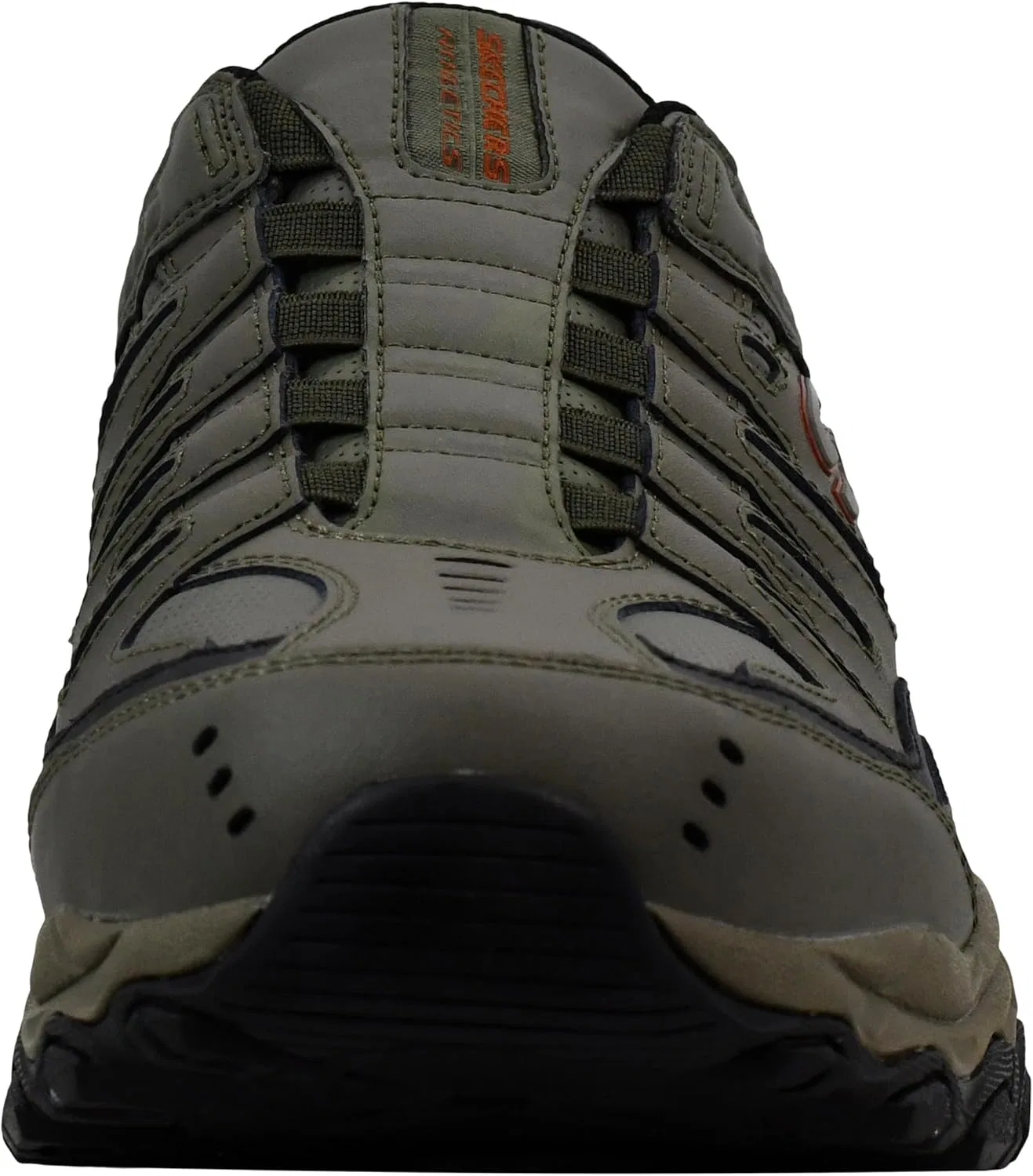 Мокасины мужские Skechers, оливковый/черный — фото 2