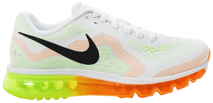 

Кроссовки Nike Air Max 2014 'White Atomic Mango Volt', белый