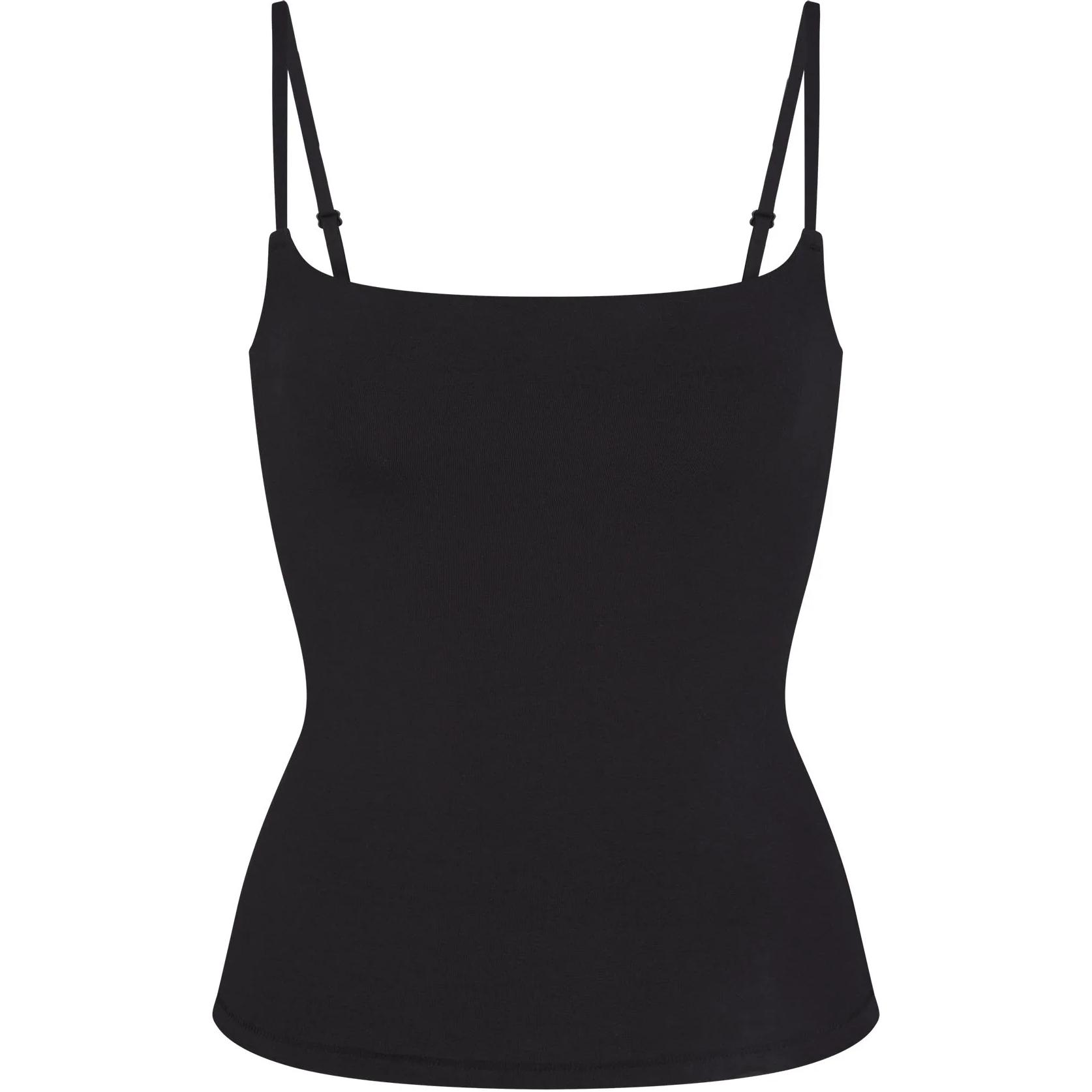 

Хлопковая майка-ками Cotton Jersey Cami женская SOOT/дымчато-серый Skims, серый