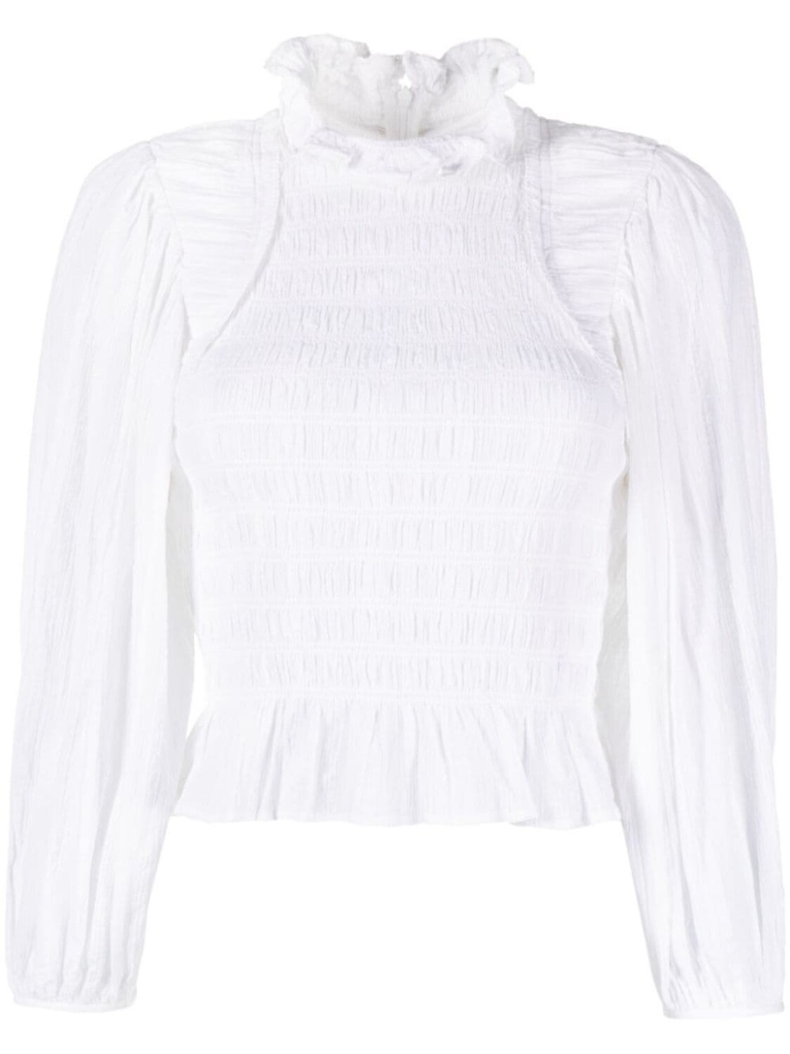 

Marant Étoile блузка со сборками, белый