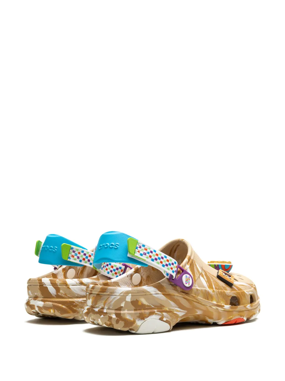 Клоги Classic All-Terrain из коллаборации с Cinnamon Toast Crocs, коричневый — фото 3