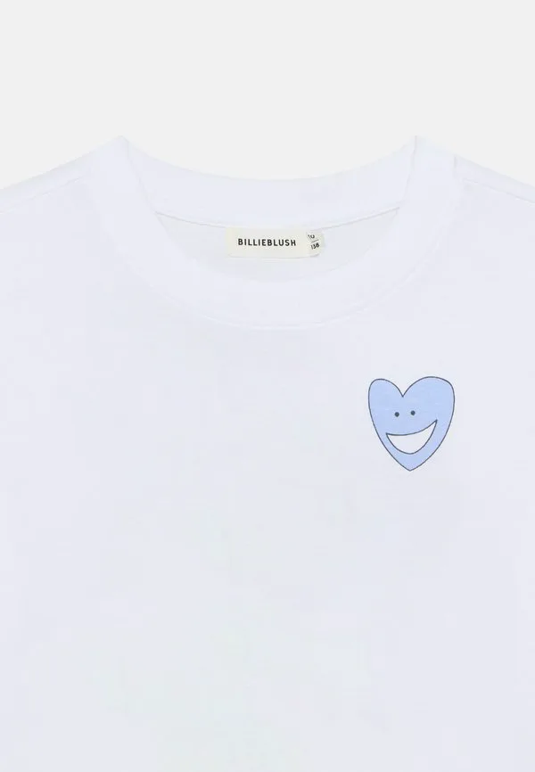 Футболка с короткими рукавами для подростков с принтом Billieblush, White — фото 3