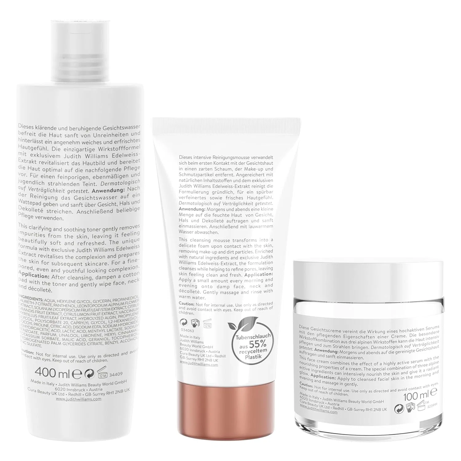 Набор для ухода за кожей «Skin Revolution» 3 шт. от Judith Williams Cosmetics Judithwilliams — фото 2
