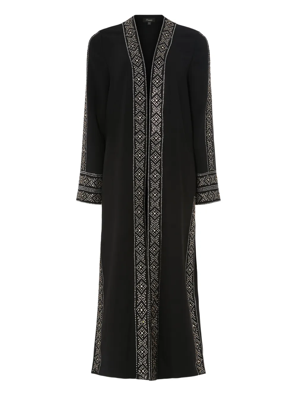

Пальто с украшением из бусин Temperley London, черный