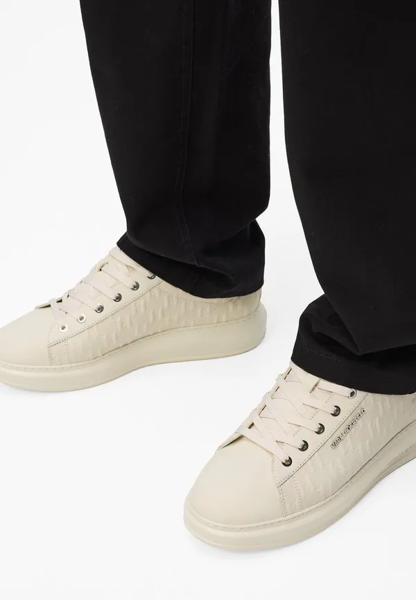 Кроссовки с монограммой kapri Karl Lagerfeld, Off White