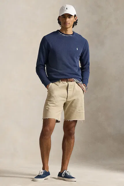 Худи из эластичного трикотажа Polo Ralph Lauren, синий — фото 3