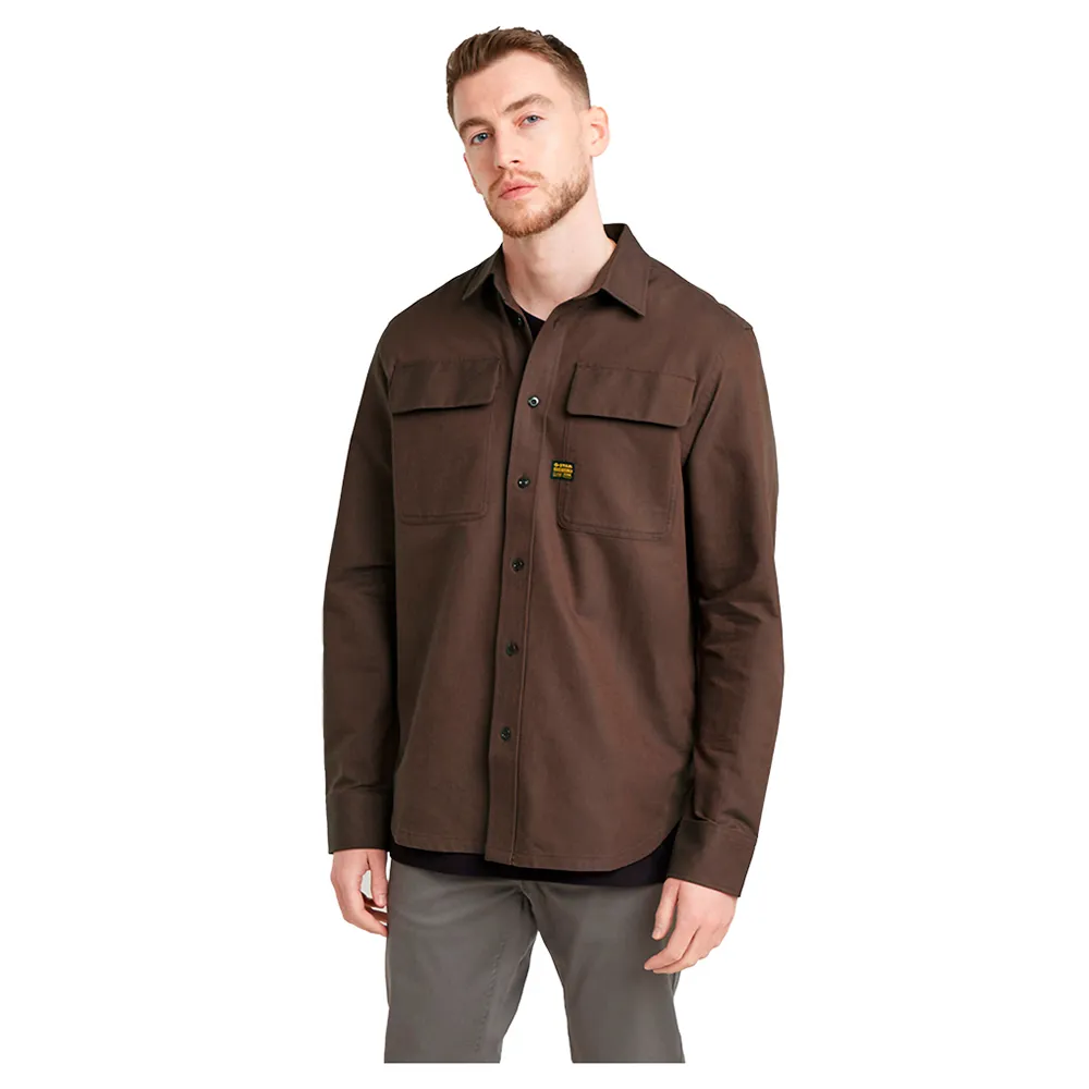 

Рубашка G-Star Cpo Regular Fit, коричневый