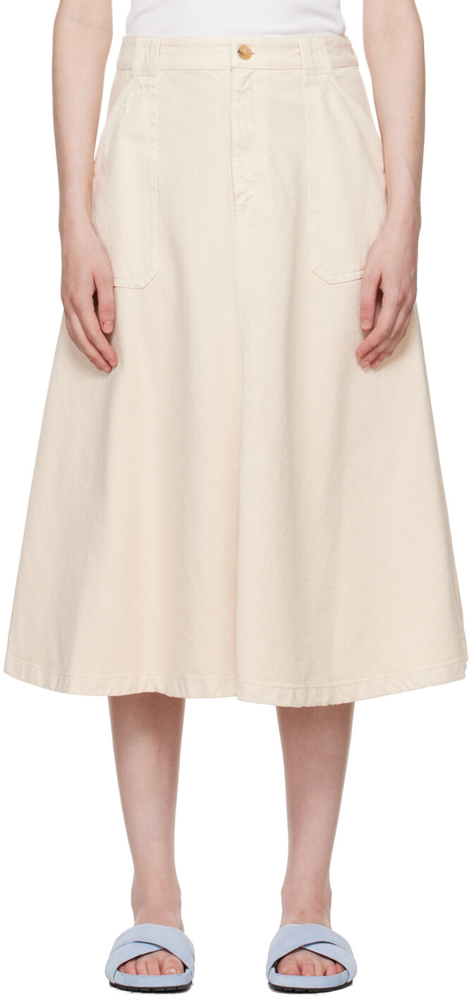 

Юбка-миди из денима Off-White Laurie A.P.C.