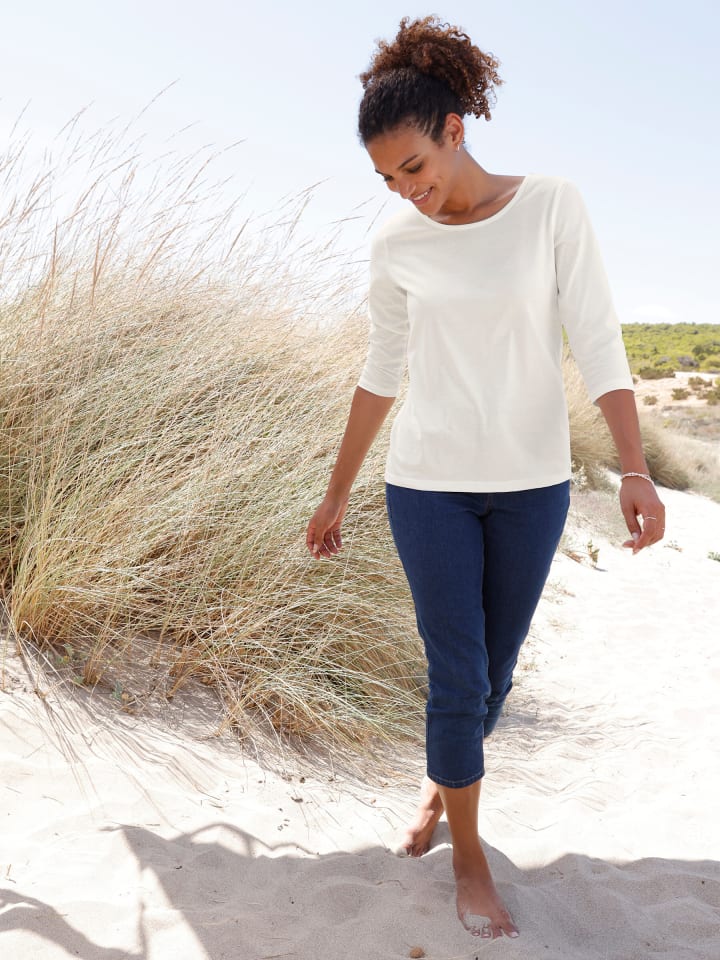 

Рубашка с рукавом 3/4 цвета экрю + экрю WITT WEIDEN